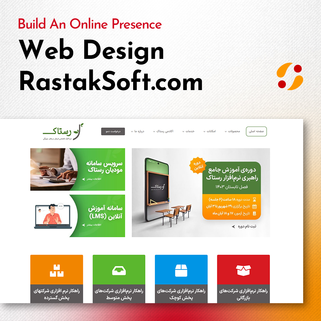 Web Design and SEO for Rastaksoft Co.