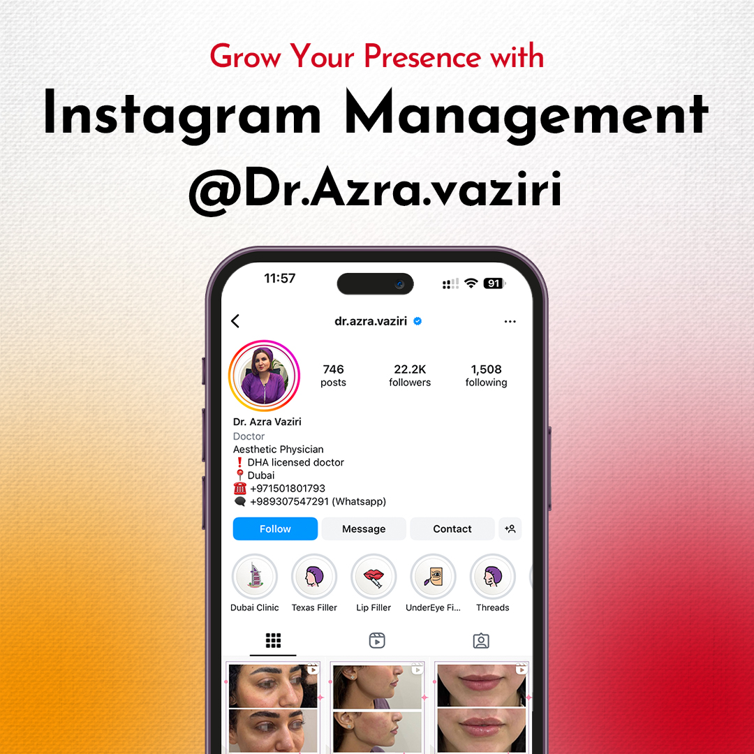 Instagram Account Management for Dr.Azra.vaziri