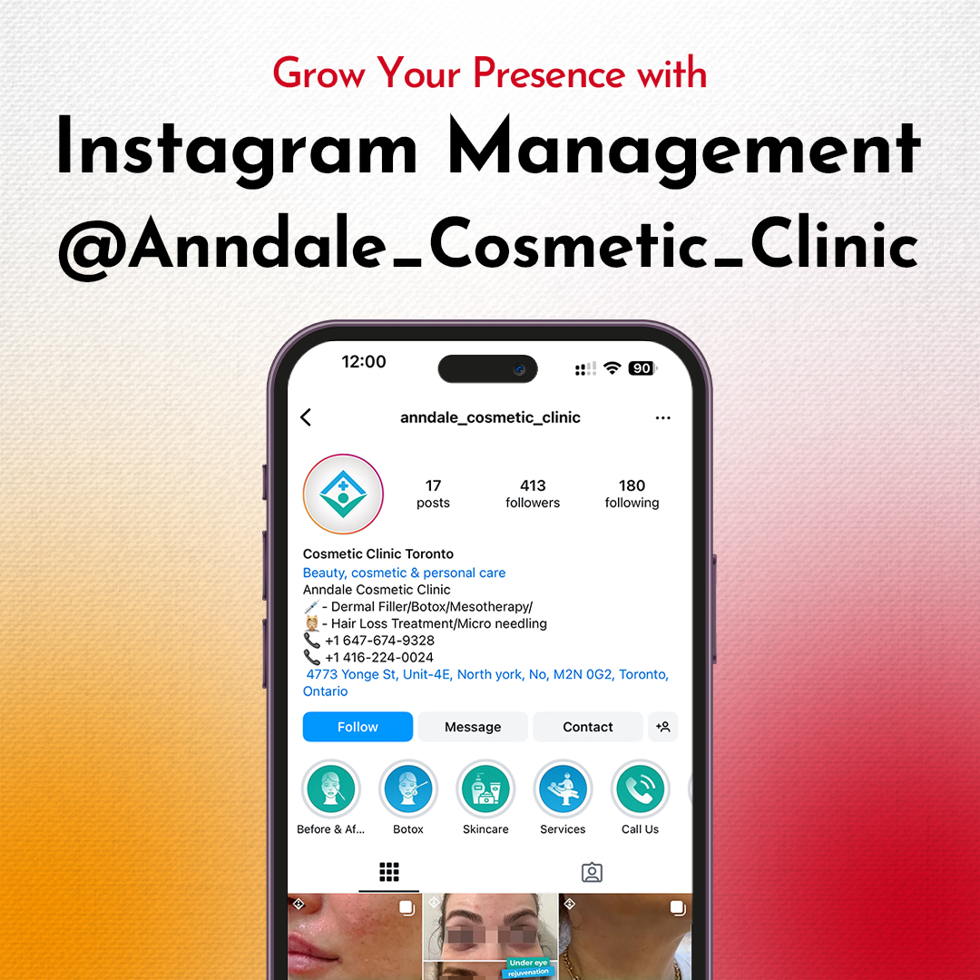 Instagram Account Management for Anndale_Cosmetic_Clinic