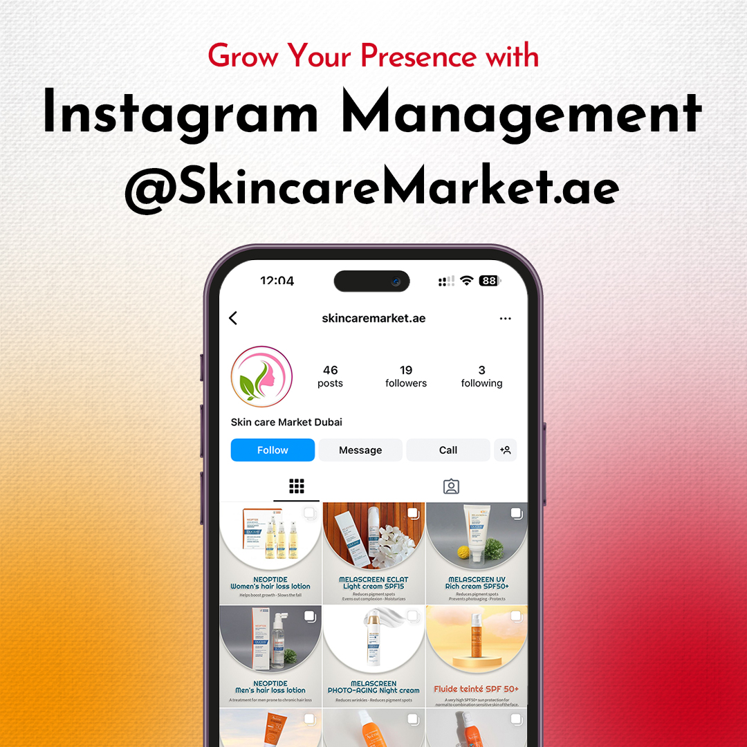Instagram Account Management for SkincareMarket.ae