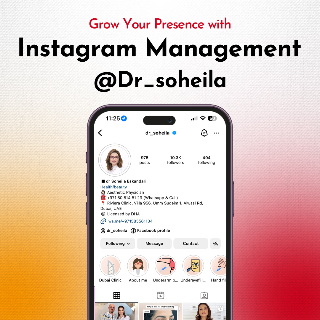 Instagram Account Management for Dr_Soheila